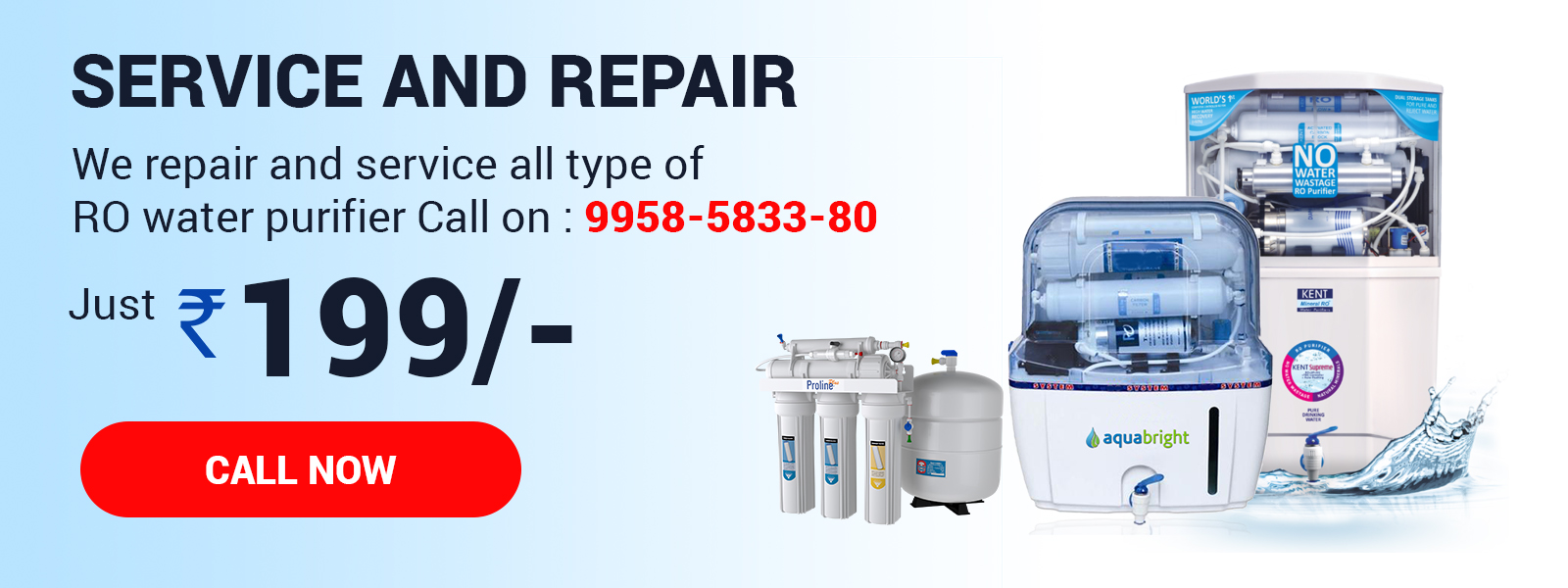 All type of RO water purifier service and Repair in Affordable price